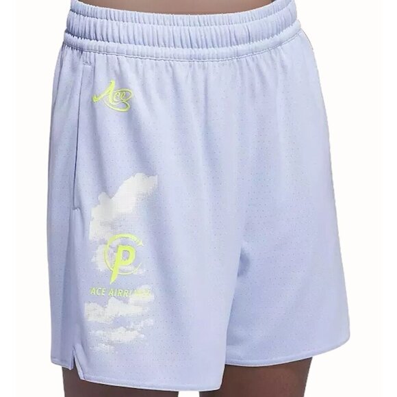 Adidas Womens Candace Parker Exhibit Select Air Shorts Blue Dawn NEW Medium - Picture 1 of 9